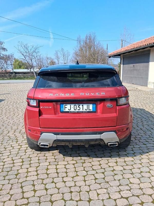 Usata Land Rover Range Rover evoque Dynamic 150 CV (110 kW) 2017 Rosso SUV