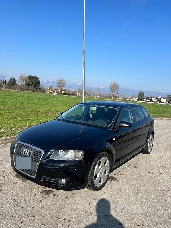 Usata Audi A3 105 CV (77 kW) 2007 Nero Utilitaria