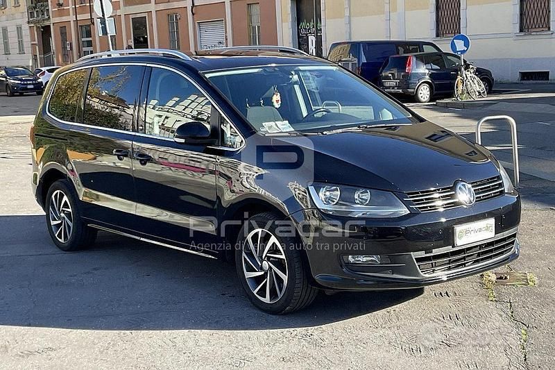 Usata VW Sharan Highline 184 CV (135 kW) 2017 Nero Monovolume