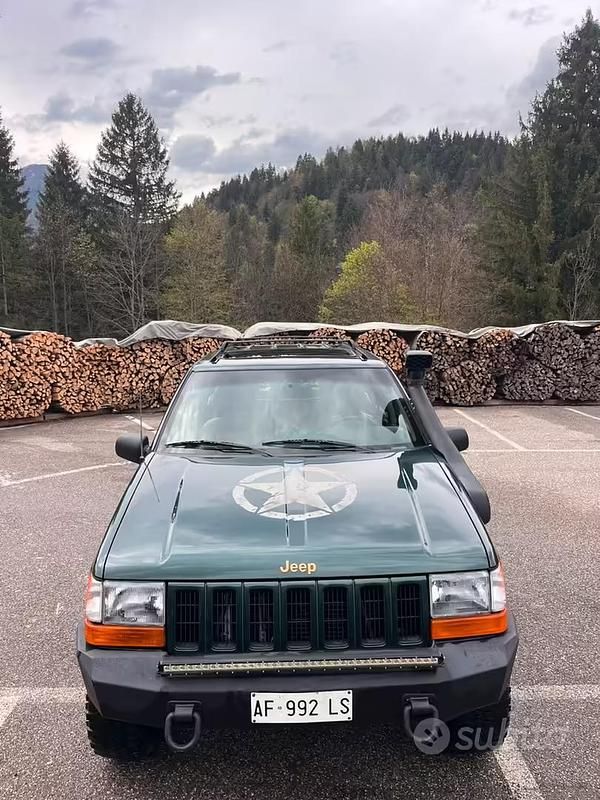 Usata Jeep Grand Cherokee 223 CV (164 kW) 1992 Verde SUV