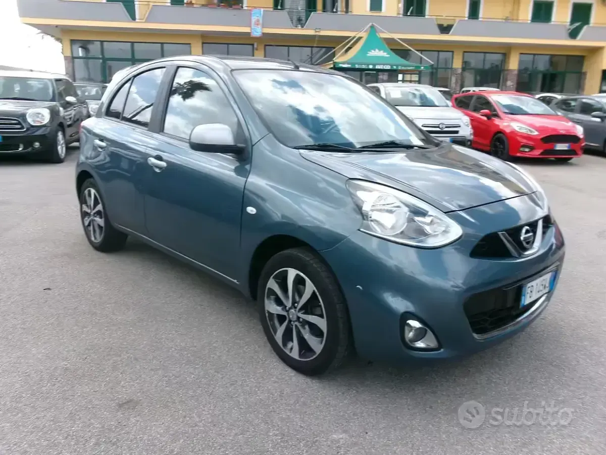 Usata Nissan Micra N-TEC 80 CV (58 kW) 2015 Blu Utilitaria