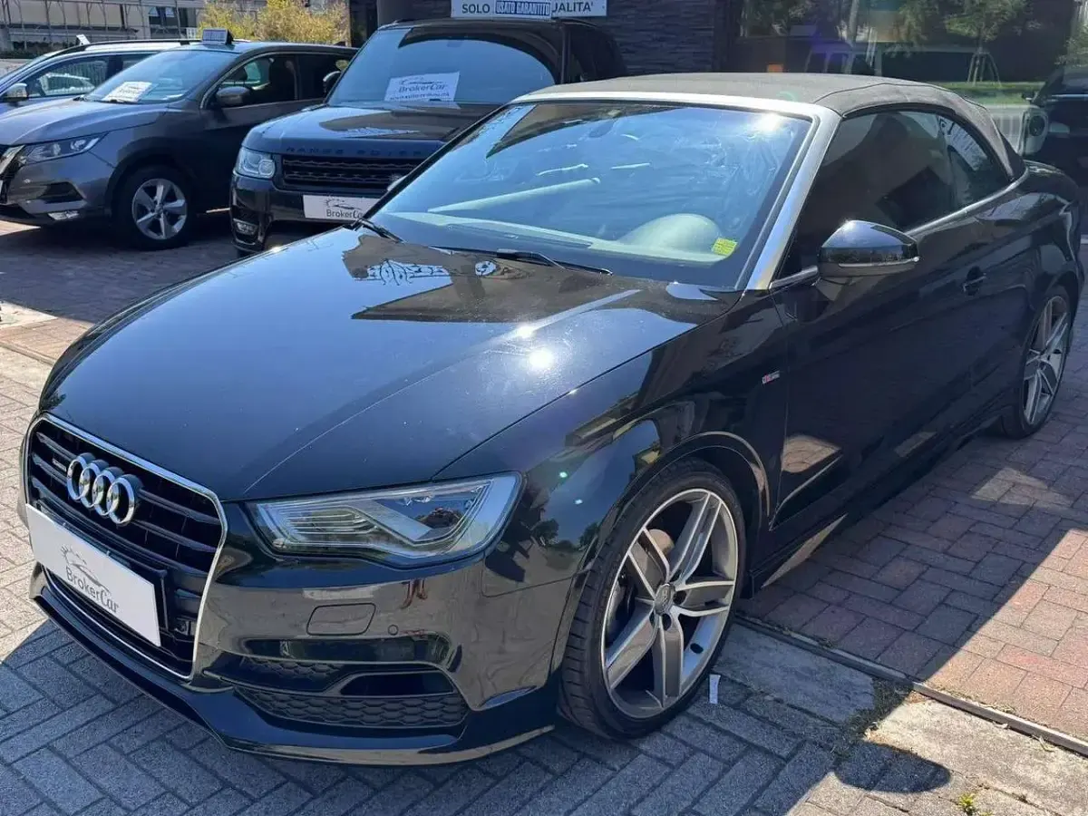 Usata Audi A3 Cabriolet Attraction 150 CV (110 kW) 2015 Nero Cabrio