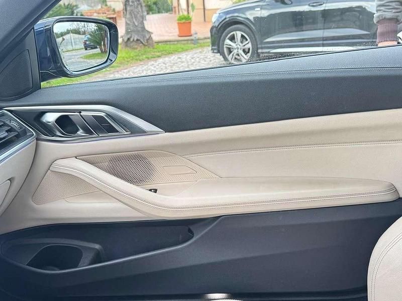 Usata BMW 420 Sport Line 184 CV (135 kW) 2021 Blu/azzurro Cabrio