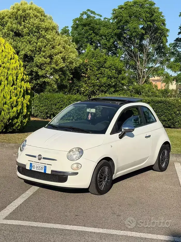 Usata Fiat 500 95 CV (69 kW) 2010 Bianco Coupé