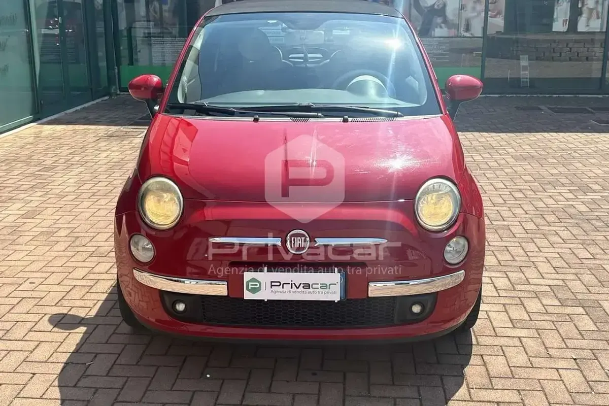 Usata Fiat 500C Lounge 69 CV (50 kW) 2009 Rosso Cabrio