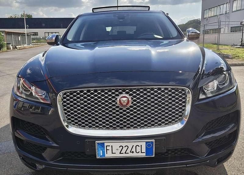 Usata Jaguar F-Pace S 300 CV (220 kW) 2017 Blu/azzurro SUV