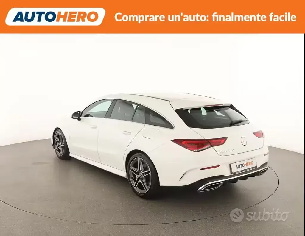 Usata Mercedes CLA200 Premium 163 CV (119 kW) 2019 Bianco Coupé