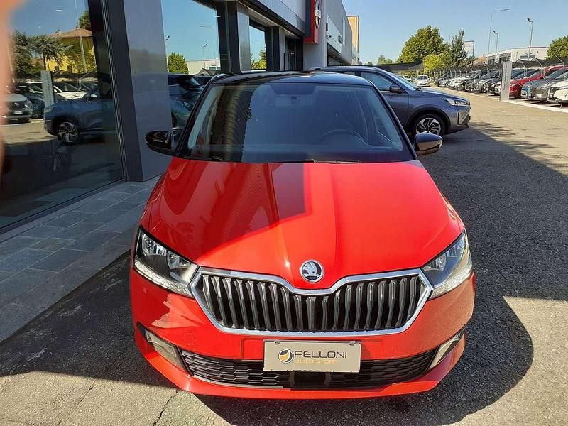 Usata Skoda Fabia 60 CV (44 kW) 2019 Rosso Utilitaria