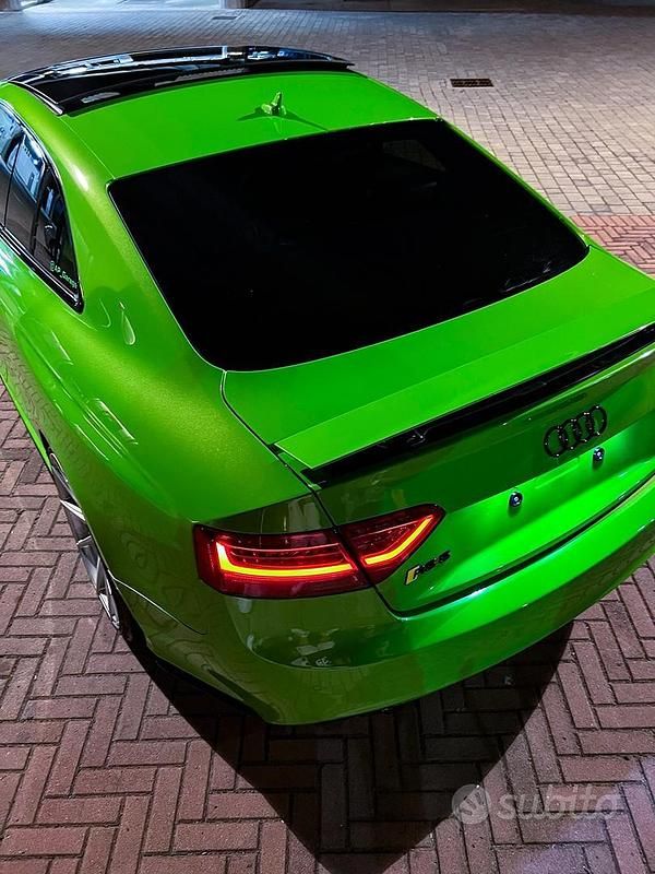 Usata Audi RS5 450 CV (330 kW) 2010 Verde Coupé