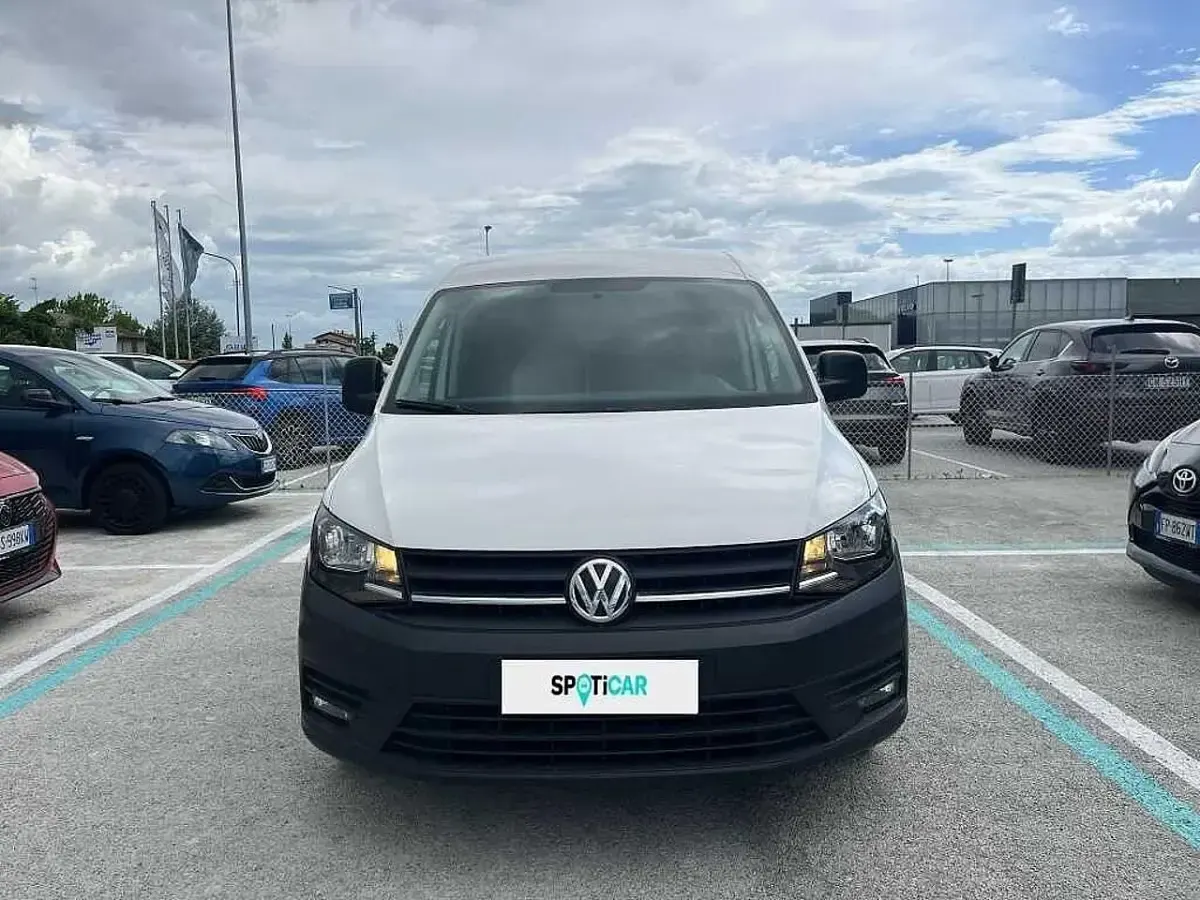 Usata VW Caddy Business 102 CV (75 kW) 2019 Bianco Monovolume