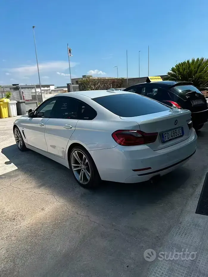 Usata BMW 420 Coupé Sport Line 190 CV (139 kW) 2016 Bianco Coupé
