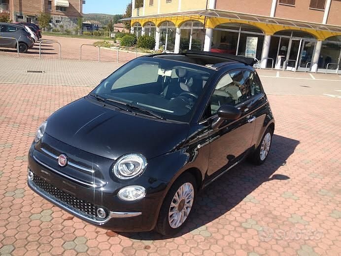 Usata Fiat 500C Lounge 69 CV (50 kW) 2019 Nero Cabrio