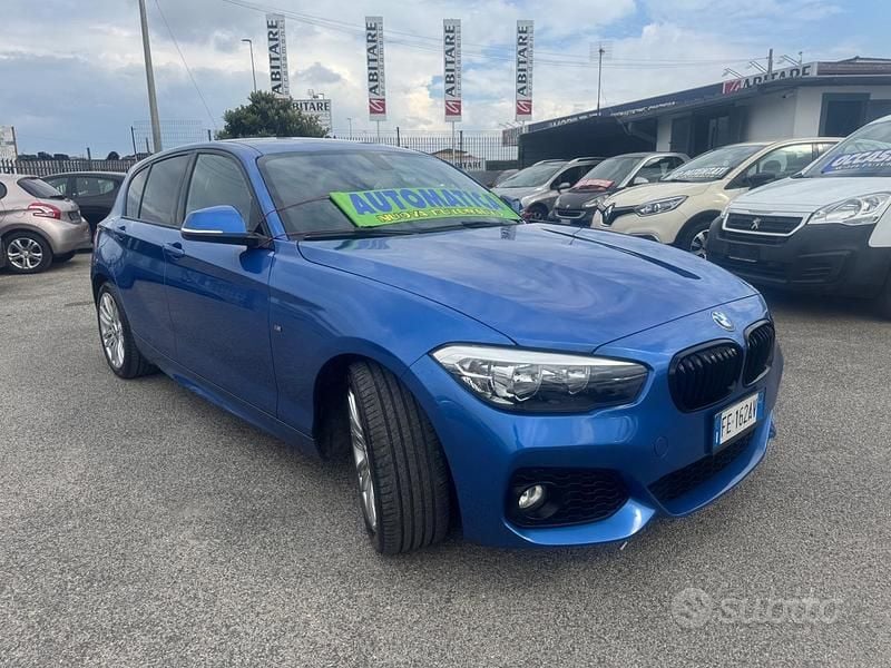Usata BMW 116 M Sport 116 CV (85 kW) 2015 Blu Utilitaria