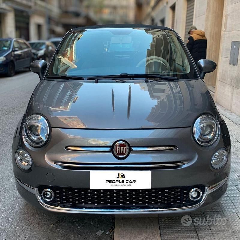 Usata Fiat 500C Lounge 95 CV (69 kW) 2011 Grigio Cabrio