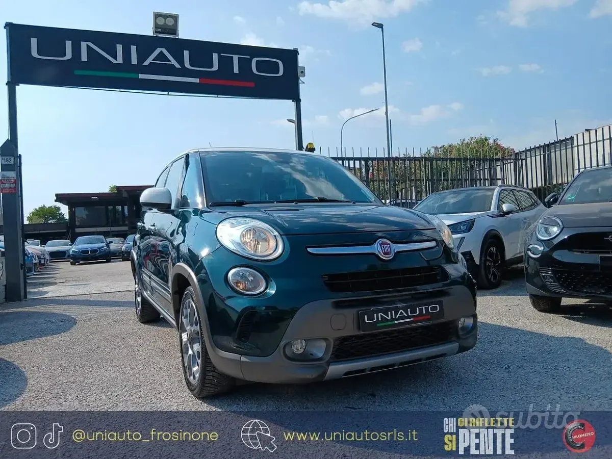 Usata Fiat 500L Lounge 85 CV (62 kW) 2015 Verde Monovolume