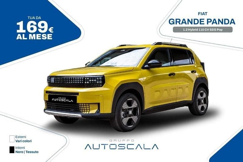 Nuova Fiat Grande Panda Pop 110 CV (80 kW) 2026 Vari colori Utilitaria