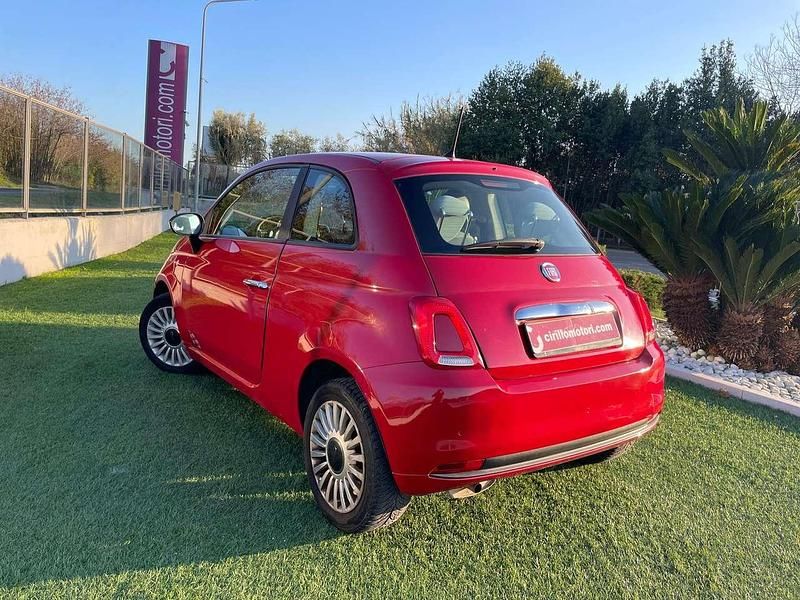 Usata Fiat 500 Lounge 69 CV (50 kW) 2017 Rosso Utilitaria