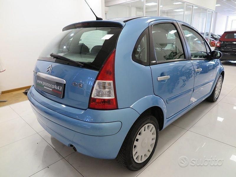 Usata Citroën C3 Exclusive 60 CV (44 kW) 2008 Blu/azzurro Berlina