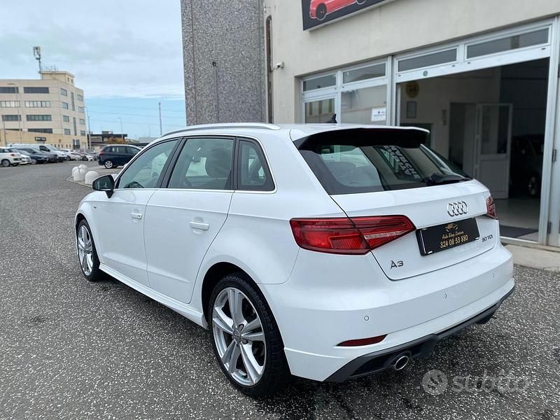 Usata Audi A3 Admired 184 CV (135 kW) 2019 Bianco Berlina