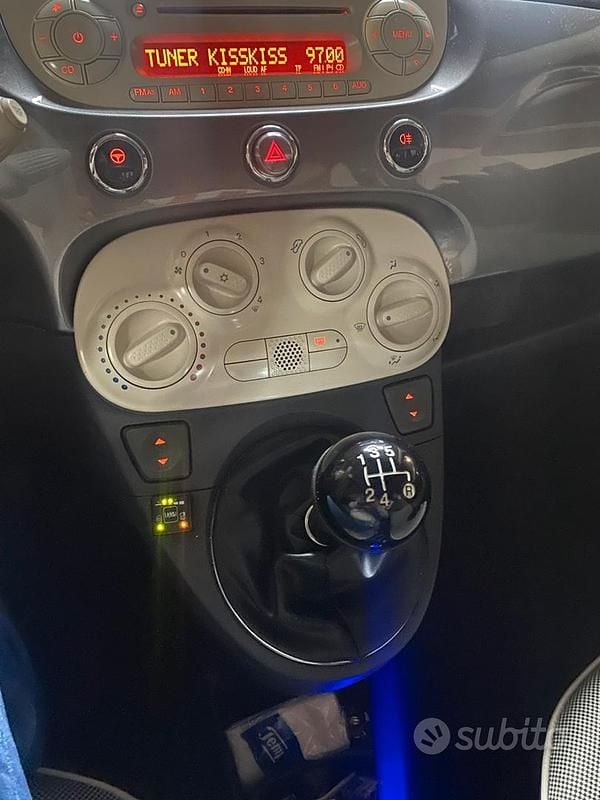 Usata Fiat 500 69 CV (50 kW) 2009 Grigio Cabrio