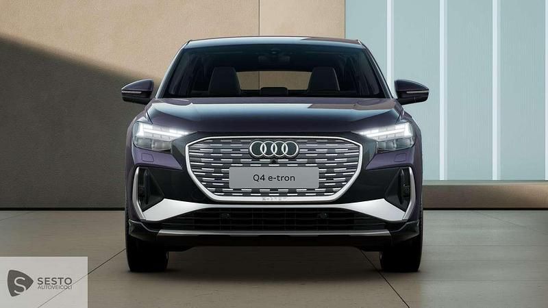Nuova Audi Q4 e-tron S-Line 210 kW (286 CV) 2025 Lilla SUV