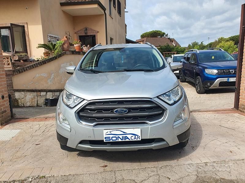 Grigio Usata 2019 Ford Ecosport Titanium SUV | 13.999 € (Buon prezzo) - Immagine 1/4
