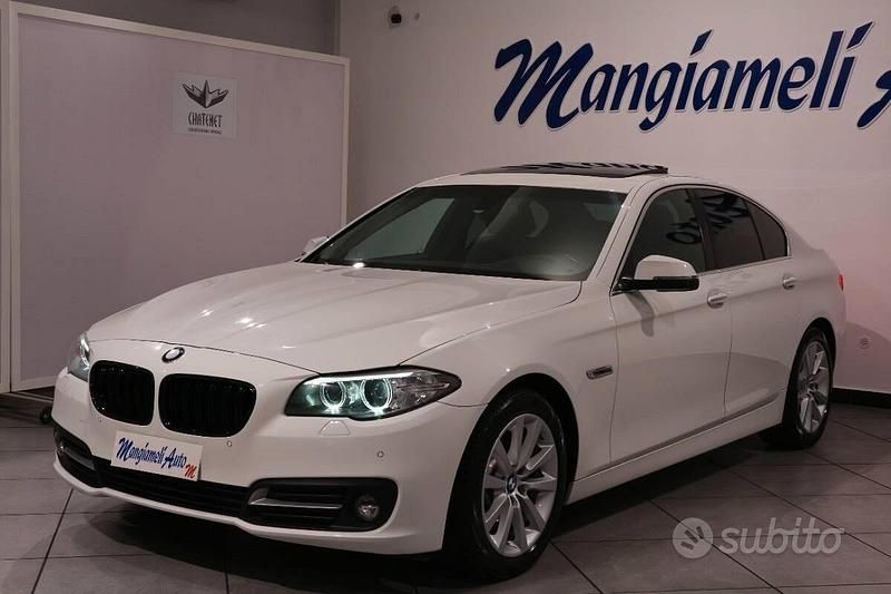 Usata BMW 520 Luxury Line 190 CV (139 kW) 2015 Bianco Berlina