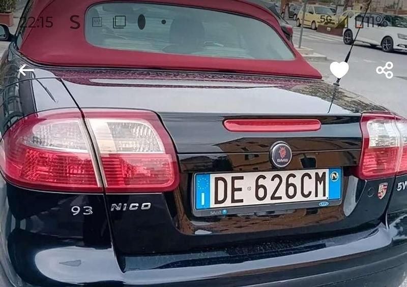 Usata Saab 9-3 Cabriolet Linear 150 CV (110 kW) 2007 Cabrio