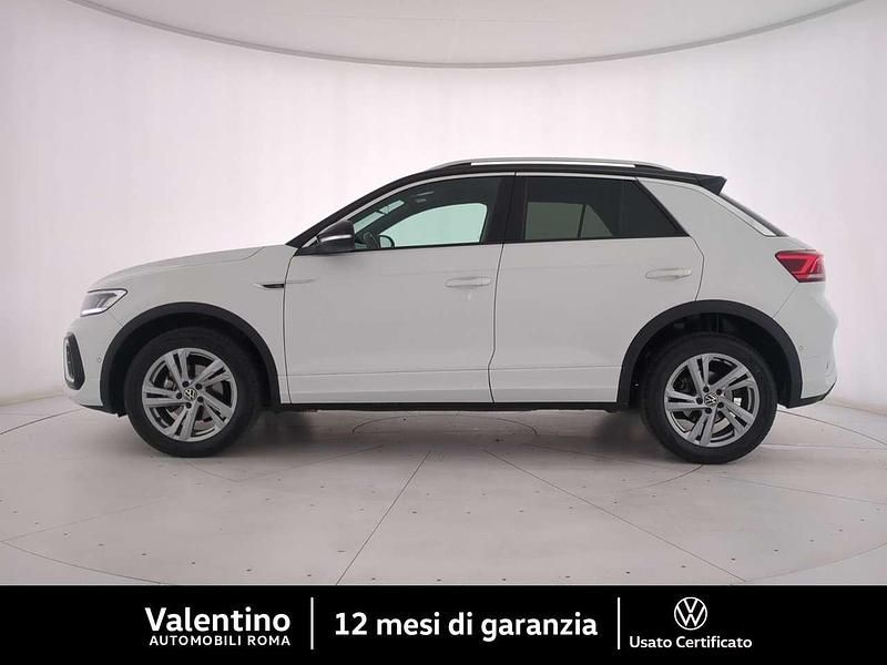Usata VW T-Roc R-line 110 CV (80 kW) 2022 Bianco SUV