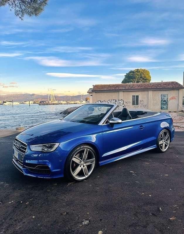 Usata Audi S3 Cabriolet Ambiente 300 CV (220 kW) 2015 Blu/azzurro Cabrio
