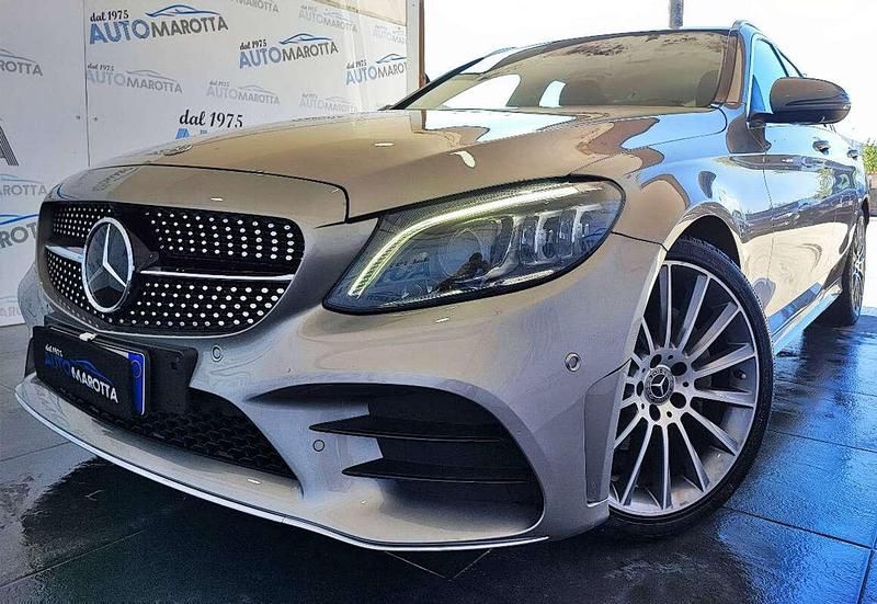 Usata Mercedes C220 Premium 196 CV (144 kW) 2019 Argento Station wagon