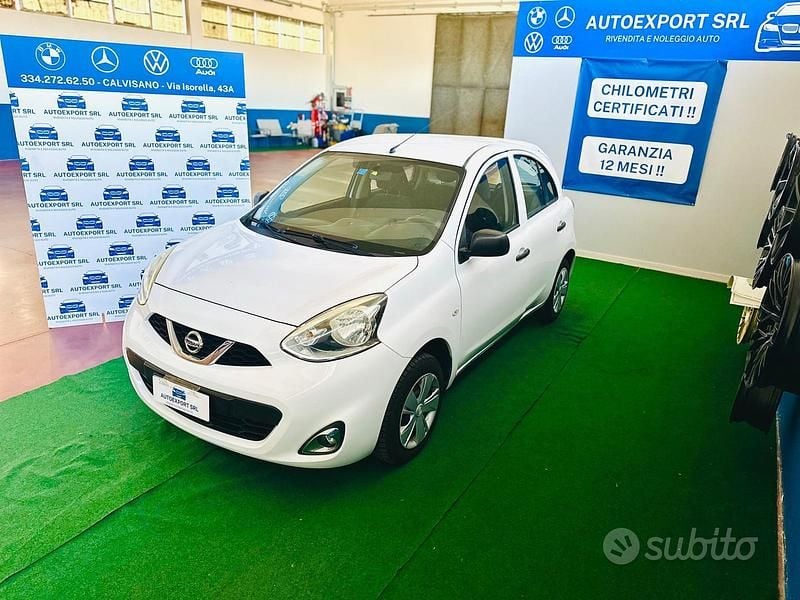 Bianco Usata 2015 Nissan Micra Tre volumi | 4900 € (Buon prezzo) - Immagine 1/4