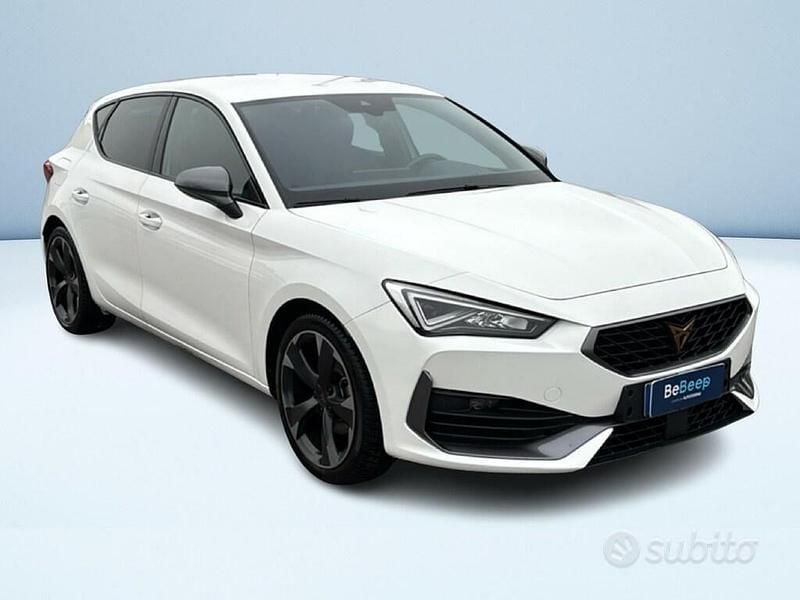Usata Cupra Leon 150 CV (110 kW) 2024 Bianco Berlina