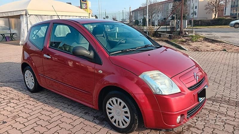 Usata Citroën C2 60 CV (44 kW) 2008 Rosso Utilitaria