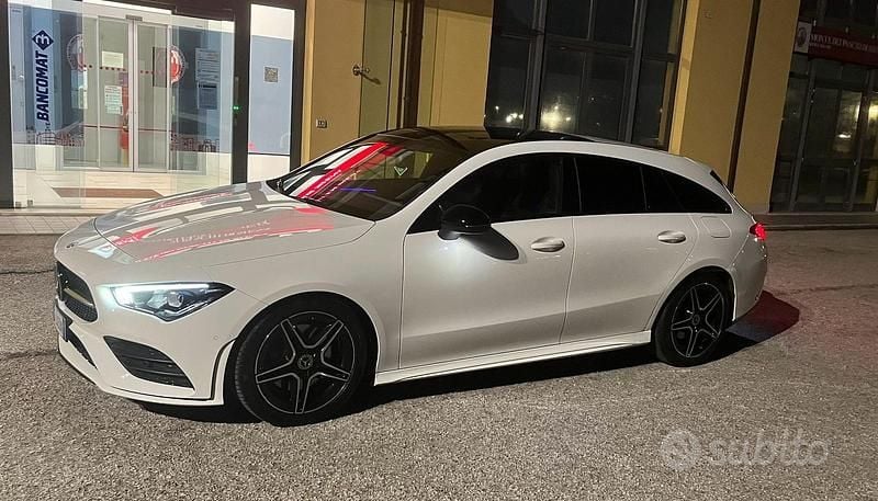 Usata Mercedes CLA200 AMG 150 CV (110 kW) 2019 Bianco Station wagon