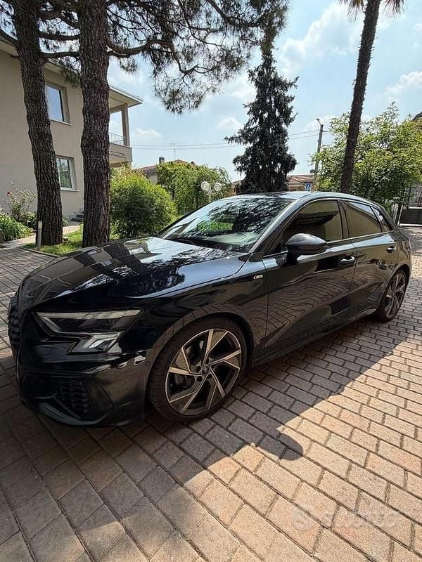 Usata Audi A3 S-Line 190 CV (139 kW) 2023 Nero Berlina