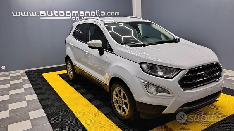 Usata Ford Ecosport Titanium 99 CV (72 kW) 2019 Bianco SUV