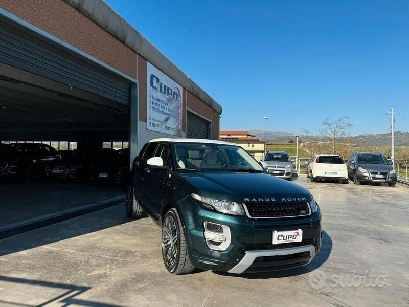 Verde Usata 2013 Land Rover Range Rover evoque Dynamic SUV | 12.499 € (Buon prezzo) - Immagine 1/4