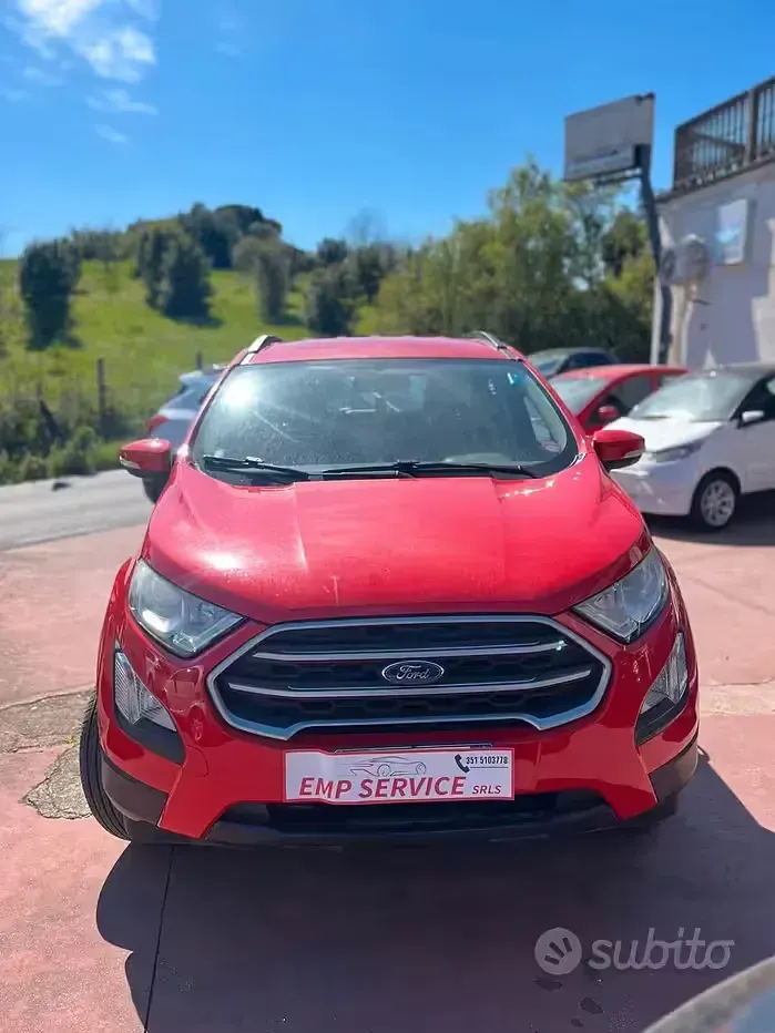 Usata Ford Ecosport ST-Line 99 CV (72 kW) 2018 Rosso SUV