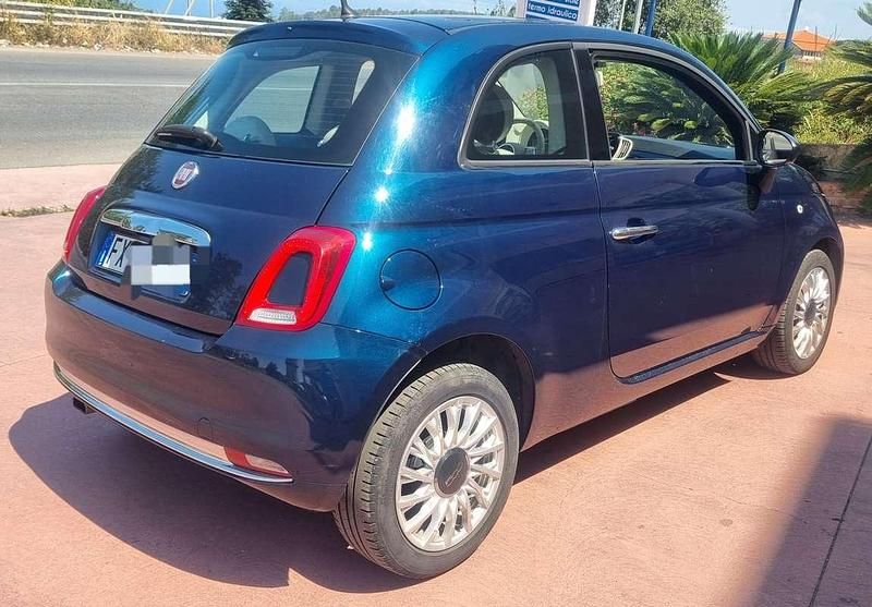 Usata Fiat 500 Lounge 95 CV (69 kW) 2019 Blu/azzurro Utilitaria