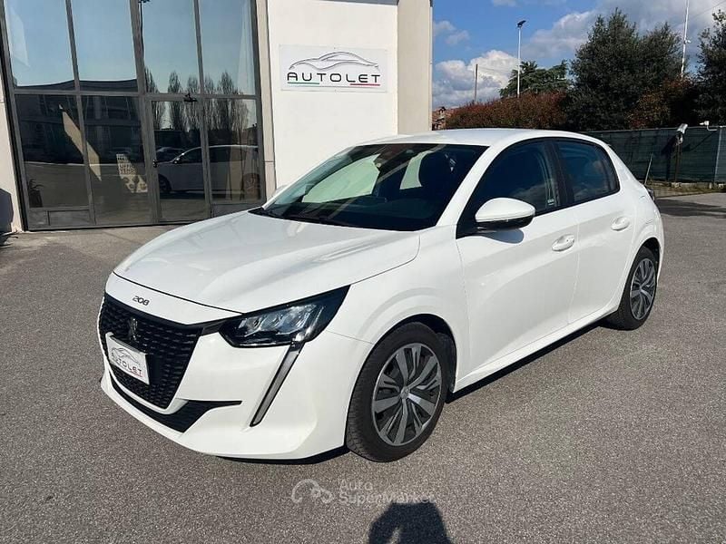 Usata Peugeot 208 Active 75 CV (55 kW) 2020 Bianco Utilitaria