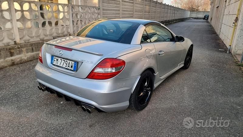 Usata Mercedes SLK200 163 CV (119 kW) 2004 Grigio Cabrio