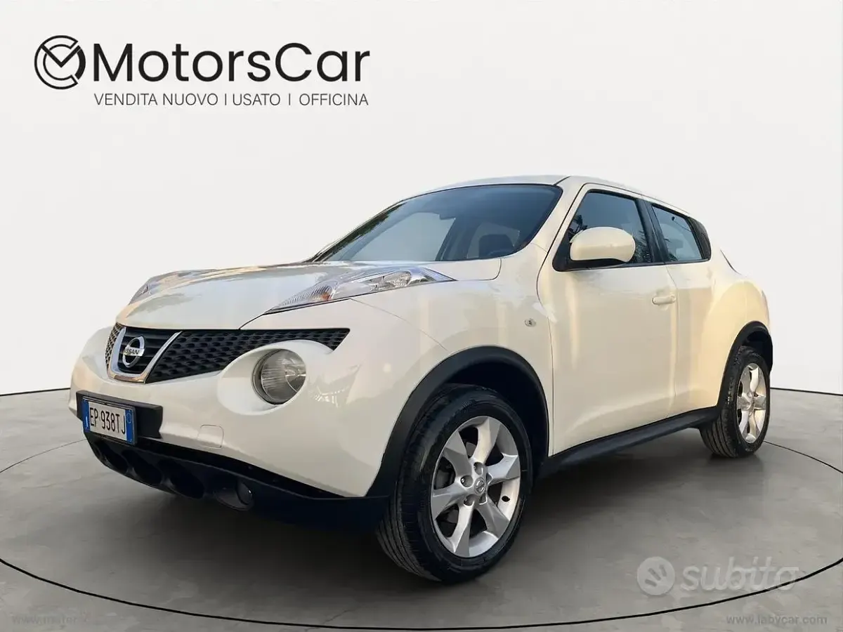 Usata Nissan Juke Visia 110 CV (80 kW) 2013 Bianco SUV