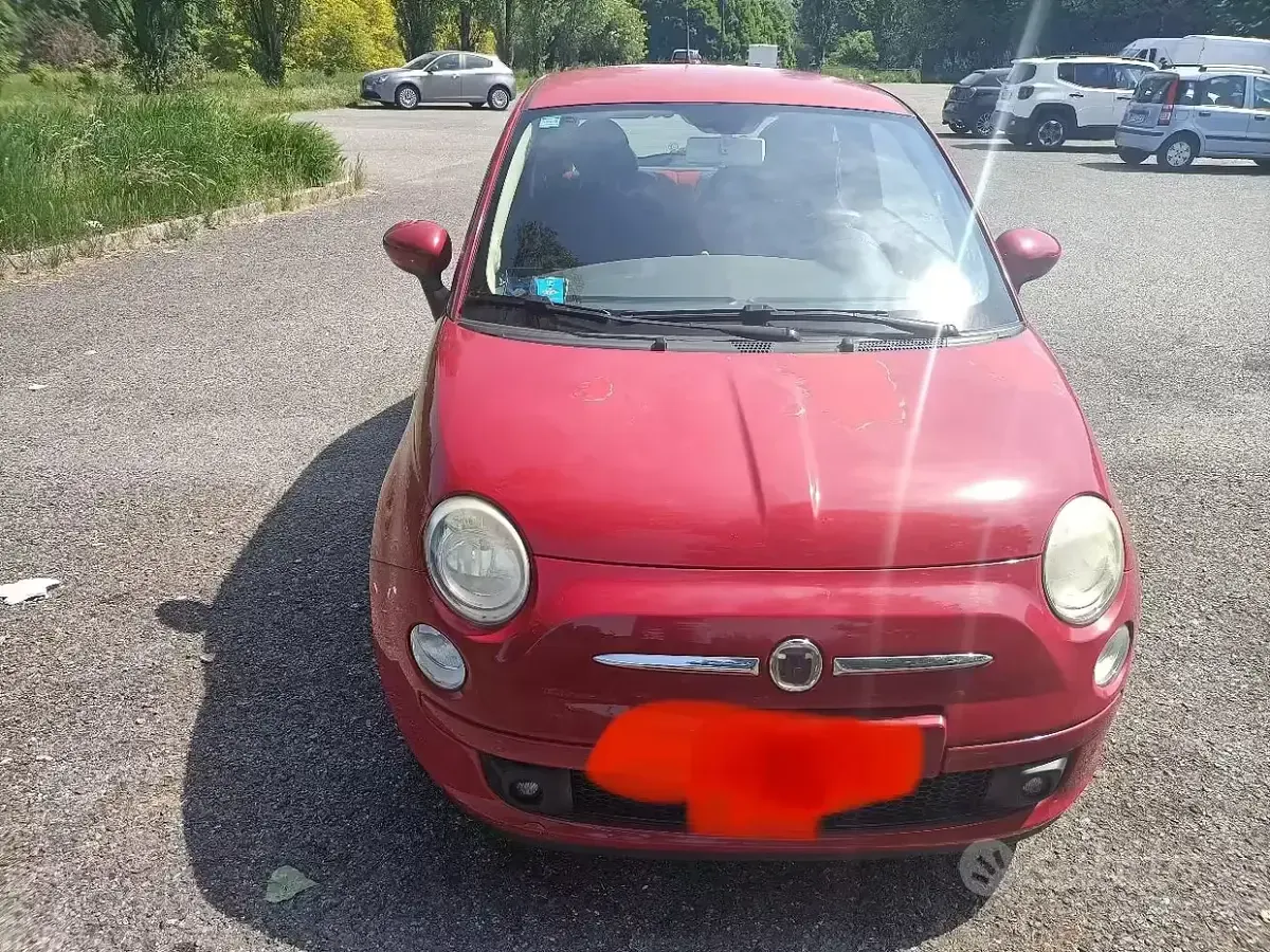 Usata Fiat 500 69 CV (50 kW) 2008 Rosso Utilitaria