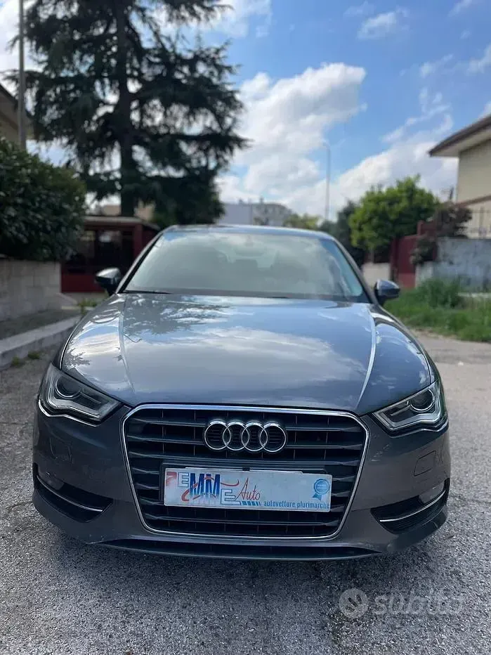 Usata Audi A3 Ambition 105 CV (77 kW) 2013 Grigio Berlina
