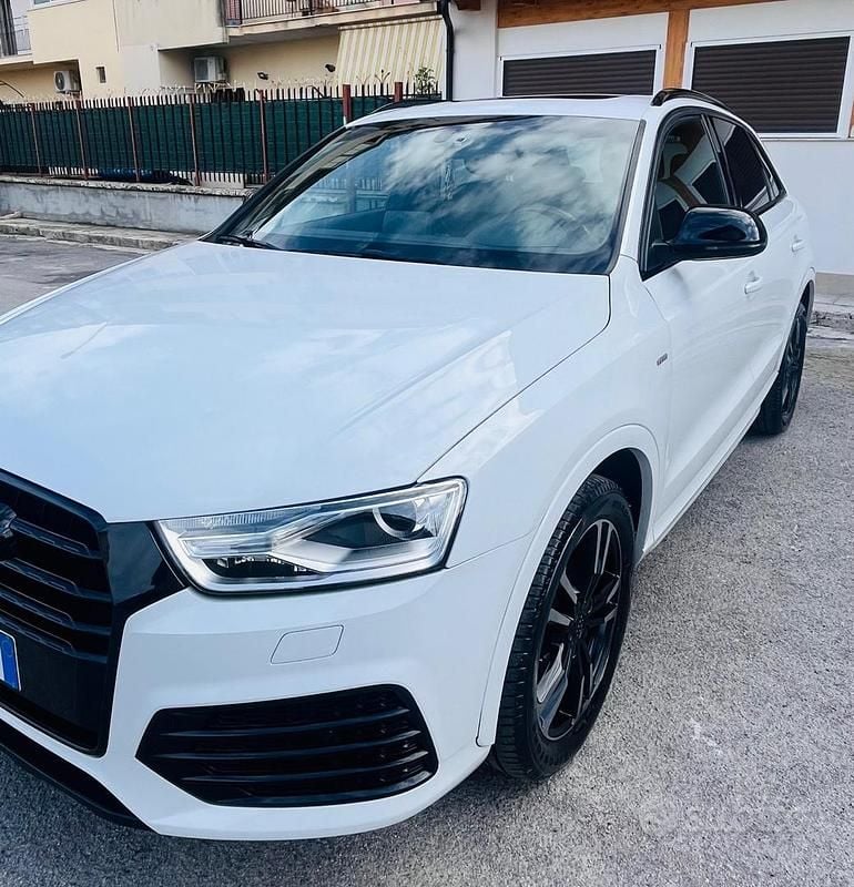 Usata Audi Q3 S-Line 150 CV (110 kW) 2017 Bianco SUV