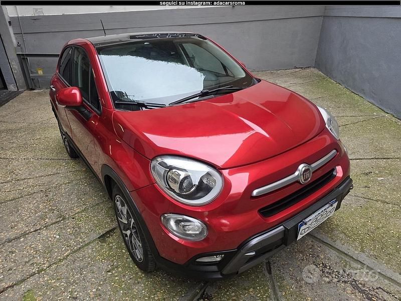 Usata Fiat 500X 140 CV (102 kW) 2016 Rosso SUV