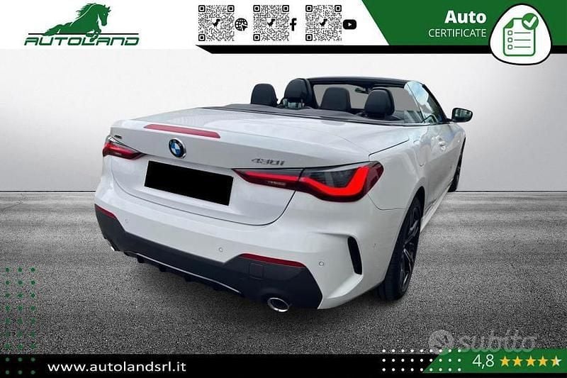 Usata BMW 430 Cabriolet M Sport 245 CV (180 kW) 2023 Bianco Cabrio