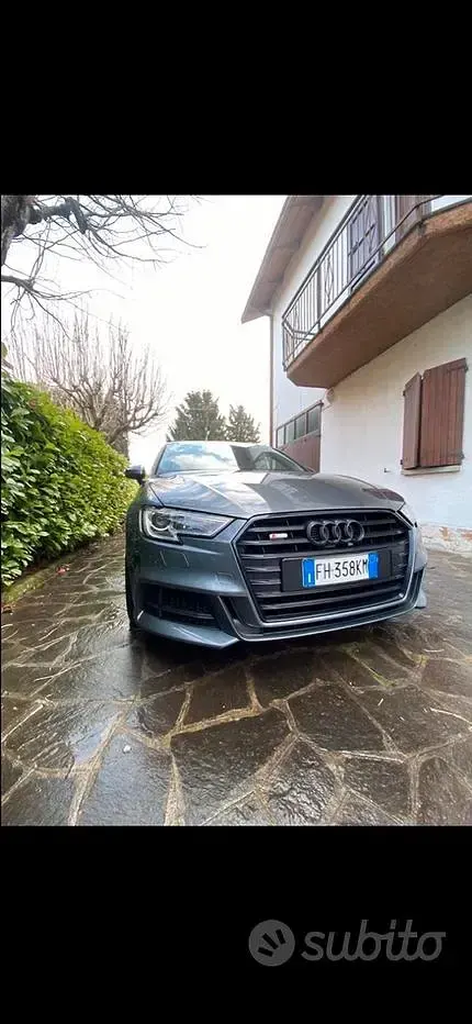 Usata Audi A3 Sport 110 CV (80 kW) 2017 Grigio Berlina