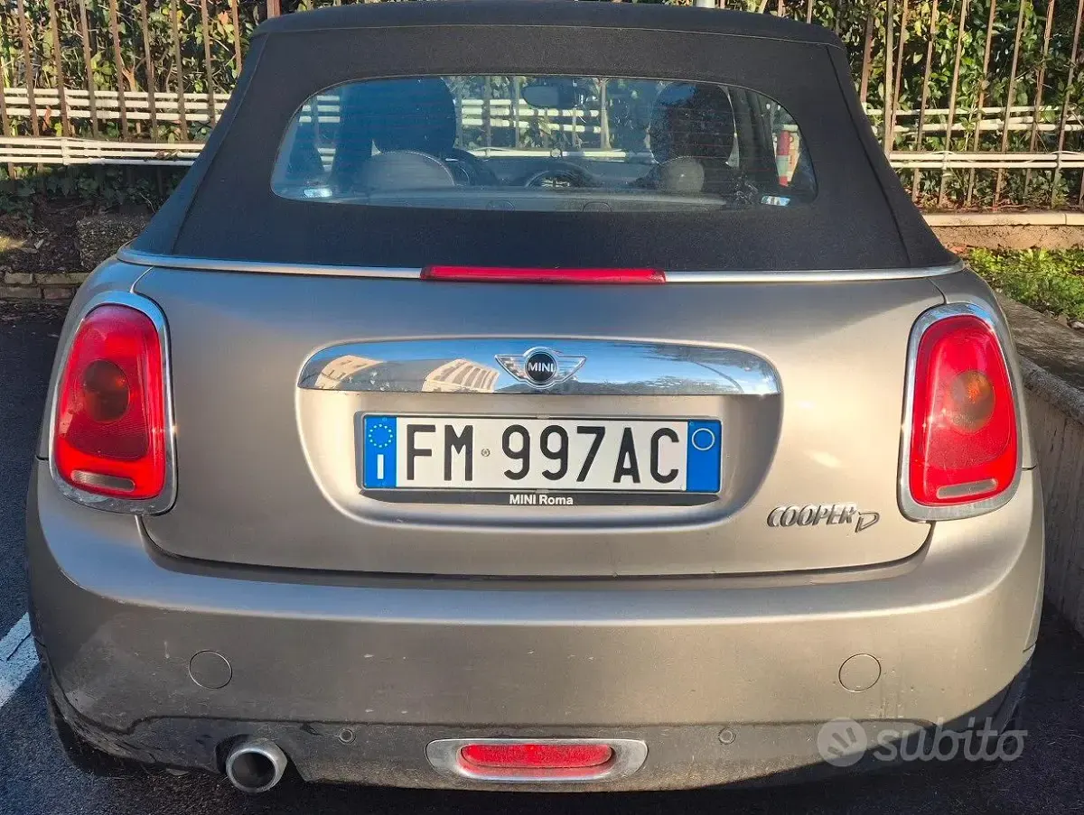 Usata Mini Cooper D Cabriolet 116 CV (85 kW) 2017 Grigio Cabrio